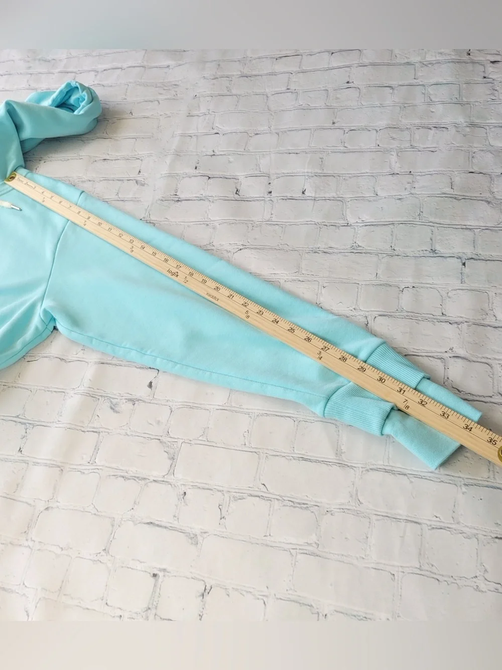 ✅ Nike Aqua blue Hoodie with White Swoosh size XL